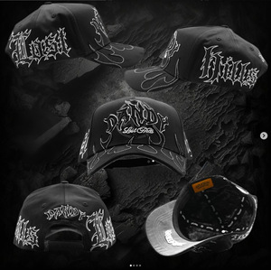 Cappelli Dandy the Magician Originali Ricamati, Gorras Hip Hop Stile Street, Design Spray Painted, Cappellini Unisex alla Moda Personalizzabili - Product Image 5