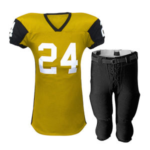 ชุดฟุตบอลอเมริกันสีน้ำเงินคลาสสิกสำหรับผู้ชาย ราคาดีที่สุด ไซส์ใหญ่ ระบายอากาศได้ดี พร้อมปักชื่อและหมายเลขผู้เล่นตามสั่ง - Product Image 6