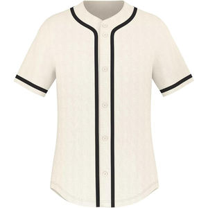 Camisetas de béisbol profesionales de tela de poliéster entrelazada duradera con zonas de resistencia a impactos específicas para la seguridad en el campo y en las bases. - Product Image 5