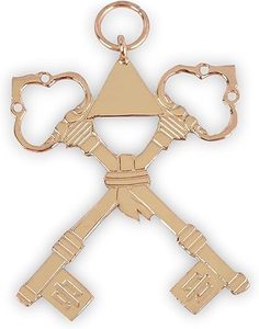 Collier de l'Ordre de Malte - Bijou de col blanc et or, un élément de la franc-maçonnerie très prisé par les membres. - Product Image 2