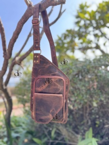 Hot Sale Stylish Unisex Genuine Leather Shoulder Travel Bag <b>Handbag</b> Multi Uses Money Bag Stylish Useful Bags - Product Image 1