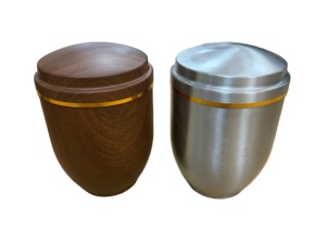 Elegant Funeral Supplies Metal Cremation Urn For Human Adult Ashes Hand Made in India - Product Image 3