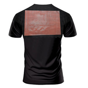 Camiseta Deportiva Transpirable Antideslizante para Hombre |   Impresión en Seda Personalizada |   Camiseta de rendimiento de corte ajustado en mezcla de nailon y algodón |   Entrenamiento de Primavera - Product Image 2