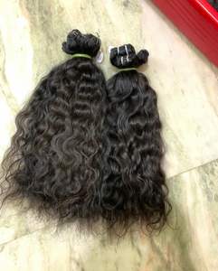 Extensiones de cabello humano rizado natural virgen directo de fábrica al por mayor paquetes de trama doble sin procesar grueso suave brillante saludable - Product Image 3