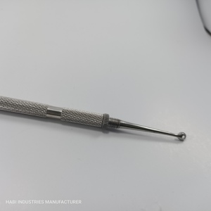 Herramienta de Uñas de Acero Inoxidable HABI INDUSTRIES, Cuchilla Curva de Doble Punta, Abertura de Mandíbula Ancha, Profesional para el Cuidado de los Dedos y Manicura - Product Image 1