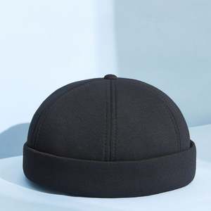 Gorro de Invierno para Hombre, Estilo Marinero, Color Melón, Versátil, de Color Sólido, para Mujer, Moderno, para el Frío, Estilo Yippie, para la Playa, 100% Algodón - Product Image 2
