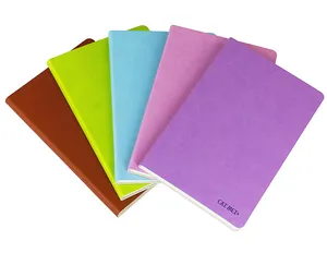 Promosi pabrik A5 Logo kustom kualitas tinggi Diary dipersonalisasi sampul lembut Notebook kulit PU