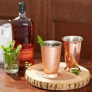 Copper <b>glasses</b> premium finish edge metal tumblers for <b>water</b> juice cocktail use durable reusable kitchen dining drinkware - Product Image 6