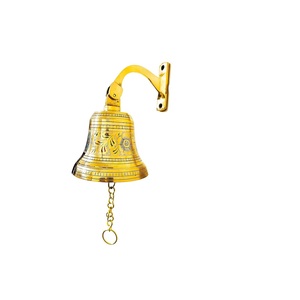 Campana Grande de Latón para Colgar en la Pared, Decorativa para Entrada, Adorno para el Hogar - Product Image 1
