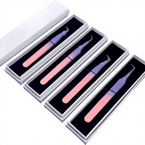 Outil d'application de cils professionnel de haute qualité TEEJAY, personnalisé, avec embout en fibre incliné pour extensions de cils. - Product Image 6