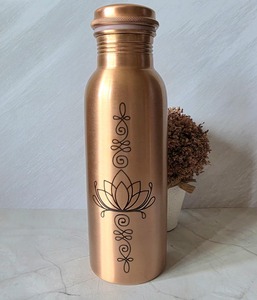<b>Custom</b> Copper <b>Water</b> <b>Bottle</b> With Logo Branding Gift Packaging And Bulk Wholesale Supply Premium Reusable Drinking <b>Bottle</b> - Product Image 6