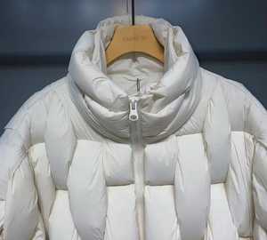 Blouson matelassé en polaire pour homme, motif patchwork à carreaux, fermeture éclair frontale, coupe-vent, col montant, gaufré, décontracté, épais, pour l'hiver - Product Image 4