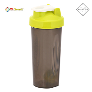 Plastic <b>Shaker</b> <b>Bottle</b> Drinkware with Ball Mixer Flip Lid Portable Protein Shake Cup for Fitness Travel - Product Image 6