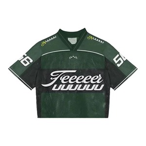Ensemble de maillot de football américain pour hommes, noir, or, blanc, léger, respirant, tenue d'entraînement - Product Image 6