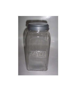 Pot en verre de qualité supérieure avec couvercle en métal pour le stockage des aliments, l'organisation des épices, la présentation sur le comptoir de cuisine, pot décoratif pour la maison - Product Image 6