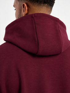 Custom <b>Burgundy</b> Oversized <b>Hoodie</b> Heavyweight 100% Cotton Fleece Pullover Wholesale OEM ODM Private Label Streetwear Manufacture - Product Image 6