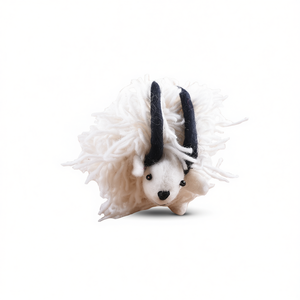 Shite Sheep <b>Felt</b> Doll for Baby & Kids Decor - Product Image 2