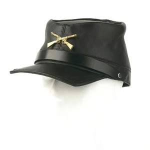 Casquette de baseball unisexe en cuir imperméable satiné, 6 panneaux, boucle métallique réglable, couleur unie déchirée, décontractée, pour l'été et les sports de plein air - Product Image 1