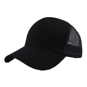 Casquette de baseball unisexe 5 panneaux en maille Oxford et tissu éponge jersey avec boucle en cuivre doré, style trucker, pour sports de plein air et course à pied, été 2026 - Product Image 1