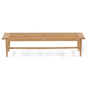 Luxury Teak Backless Garden <b>Bench</b> Solid Wood Outdoor Patio <b>Bench</b> Waterproof Eco-Friendly Durable - Product Image 3