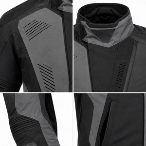 High Durability Tactical Ventilation Panels <b>Summer</b> Motorbike <b>Jacket</b> CE Leve 2 Armor Breathable Mesh Cordura Biker <b>Jacket</b> For Men - Product Image 5