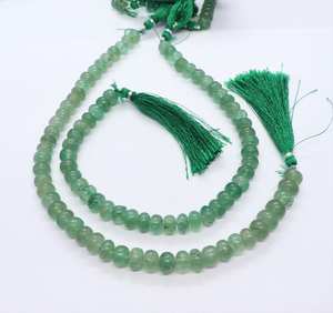 Cuentas Redondas Lisas de Cuarzo Verde Fresa Natural AAA de 8-9 mm, Cuentas Redondas de Cuarzo Verde Fresa para la Elaboración de Joyas - Product Image 6