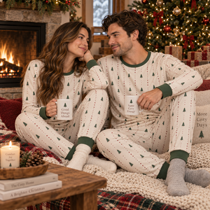 <b>Family</b> <b>Matching</b> Long Pants Set Christmas <b>Family</b> Long Sleeve Sleepwear Christmas Women Loungewear Set OEM Supplier Women Apparel - Product Image 4