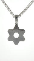 Bijoux Hip Hop Moissanite David of Iced Out Pendentif en forme d'étoile Argent 925 VVS D Moissanite Diamant Pendentif à breloque fine