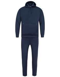 Elegante Chándal de Entrenamiento de Invierno para Hombre, de Forro Polar de Alto Rendimiento, con Bolsillos con Cremallera y Capucha Ajustable - Product Image 1