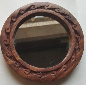 Premium <b>Round</b> <b>Mirror</b> Modern <b>Wall</b> Decor Elegant Stylish Reflective Surface Perfect Home Decoration - Product Image 4