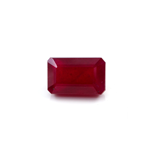 Rubis naturel de Bangkok octogonal 22,92 carats, pierre précieuse de rubis naturel taillée en facettes pour la fabrication de bijoux, prête à l'emploi - Product Image 1