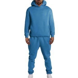 Ensemble de survêtement d'hiver à capuche pour homme, 2 pièces, en coton 100% de haute qualité, séchage rapide, avec logo personnalisé imprimé, collection 2026 - Product Image 4