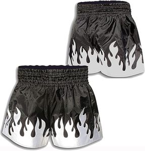 Pantalones Cortos de Muay Thai, Pantalones Cortos de Boxeo con Logotipo Frontal, Transpirables, de Secado Rápido, de Spandex/Poliéster, Pantalones Cortos de Grappling - Product Image 6