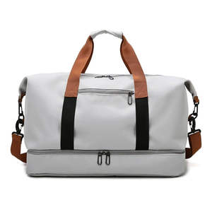 Bolsa de Deporte de Viaje Grande, Resistente, de Cuero Genuino, Ecológica, con Diseño de Logotipo Personalizado, Impermeable, para Hombre - Product Image 2