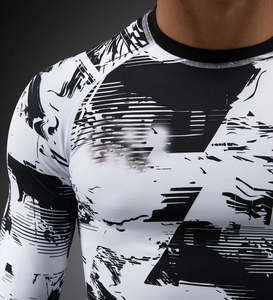 Conjunto de Entrenamiento, Pantalones Cortos Rash Guard para Fitness, Grappling, Ropa de Lucha, Uso en Exteriores, Spandex/Poliéster de Alta Calidad, Antibacteriano - Product Image 5