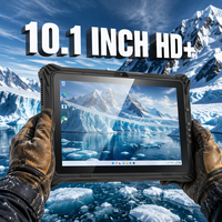 Tablette PC robuste haut de gamme 10,1 pouces, Intel Windows, résistante aux chocs et aux chutes, WiFi 6, 16 Go de RAM, stockage SSD, pour usage industriel sur site