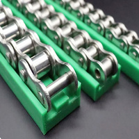 Bandes de guidage en nylon plastique pour ligne d'automatisation, profil en T, pour machines d'emballage, en plastique technique PA66, résistantes à l'usure