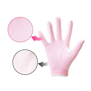 ถุงมือกอล์ฟผู้หญิงสีขาวน้ำเงิน - ถุงมือหนัง PU สำหรับมือซ้ายและขวา 1 คู่ พร้อมดีไซน์ระบายอากาศได้ดี - Product Image 3