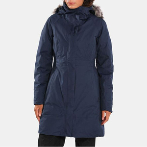 Veste parka longue décontractée pour femme, vente directe usine, respirante, imperméable, coupe-vent, anti-plis, séchage rapide, haute qualité - Product Image 4