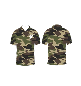 เสื้อเชิ้ตแขนสั้นผู้ชาย ระบายอากาศได้ดี สีเขียวมะกอก น้ำตาล เบจ พิมพ์ลายแบบนามธรรมทั่วตัว สำหรับใส่ลำลองในฤดูร้อน - Product Image 6