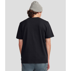 T-shirts pour hommes de haute qualité 100% coton, logo personnalisé, t-shirt noir surdimensionné, vêtements streetwear unis, vêtements de rue de haute qualité OEM - Product Image 4
