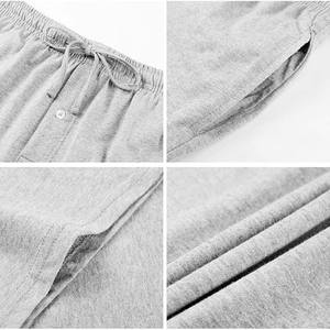 Pantalones de Hombre, Corte Slim Fit, Casuales, Cintura Elástica de Alta Calidad, Cierre con Cordón, Tinte Liso, Lavado Claro, Personalizables - Product Image 3