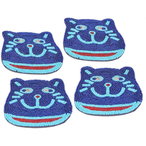Hot Selling <b>Beaded</b> <b>Coasters</b> Drinks Tea Cups Mugs Glass <b>Beaded</b> <b>Coaster</b> Round Shape Random Multi Design & Colors <b>Coasters</b> - Product Image 1