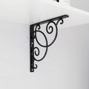 Premium Quality Iron Shelf Bracket Supporting <b>Floating</b> <b>Wall</b> <b>Shelves</b> for Hotels Cafes Restaurants and Offices - Product Image 5