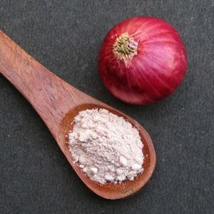 Poudre d'oignon rouge séché 100% pure, naturelle et biologique, qualité supérieure, en vrac, 1-3mm, assaisonnement, prix fabricant Inde, export, Desi - Product Image 2