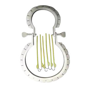 Pinces de pansement manuelles Lone Star à 10 crochets, Classe I, pour chirurgie générale et gynécologie, ensemble chirurgical réutilisable en acier inoxydable avec poignée - Product Image 4
