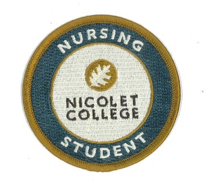 Écusson en tissu brodé personnalisé avec le logo de l'entreprise pour les uniformes des employés - Product Image 1
