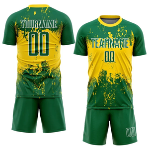 Ensemble de maillots de football sublimés haute performance, anti-transpiration, uniforme de football personnalisé, vêtements de sport pour athlètes professionnels - Product Image 3