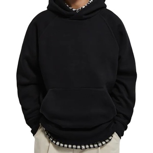 Sudadera Personalizada para Hombre, 100% Algodón, Gruesa, de Alta Calidad, Corte Regular, Estilo Urbano, Manga Raglán, Transpirable para Invierno - Product Image 1