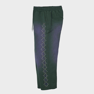 Prix de gros fabricant – Joggers unisexes personnalisés effet délavé, double taille, qualité supérieure, design tendance pour le streetwear - Product Image 4